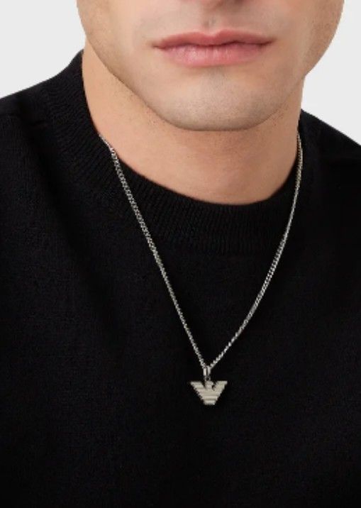 Mens armani chain best sale