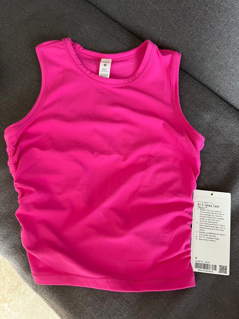 lululemon athletica, Tops, Lululemon Align Tank Top In Sonic Pink Size 2