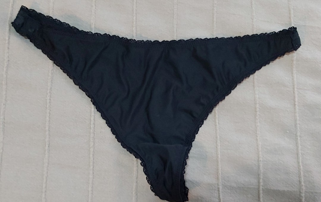 DKNY Black See-Through Thong Panty, Women's Fashion, New Undergarments &  Loungewear on Carousell