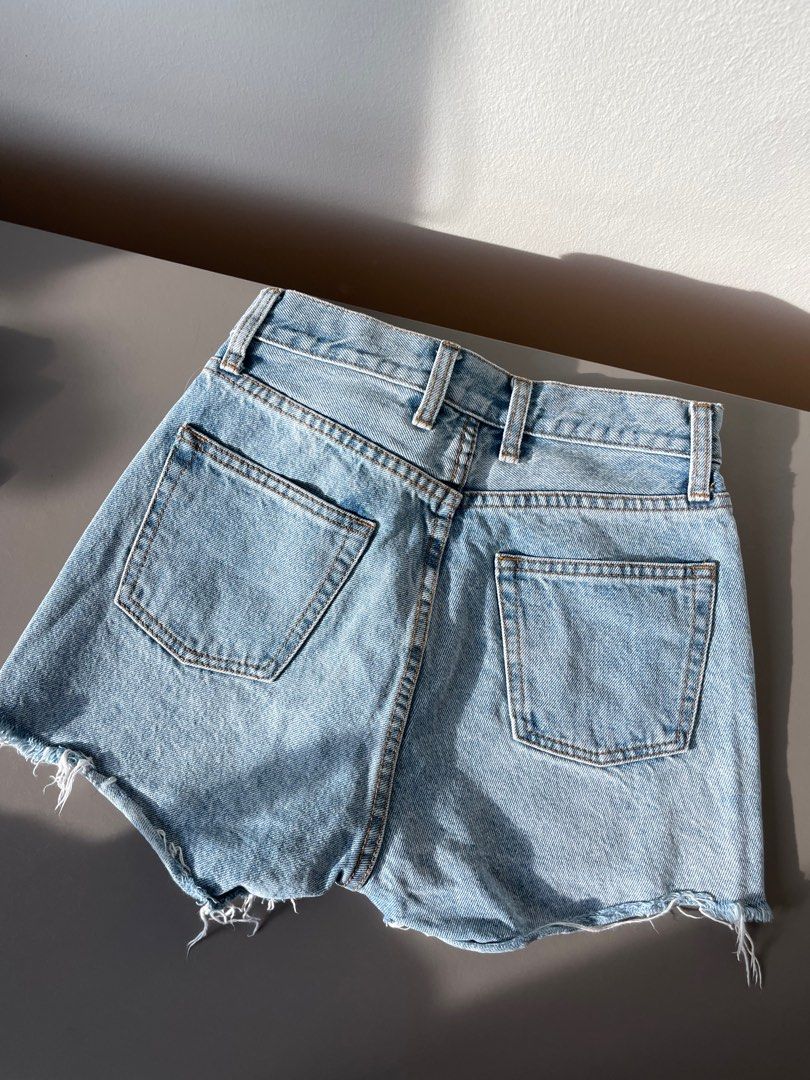 Molly Light Denim Shorts  Brandy Melville Womens Denim - The