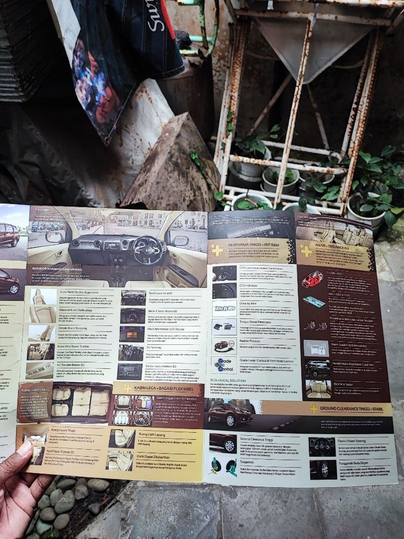 Brosur Leaflet Katalog Official Honda Mobilio on Carousell