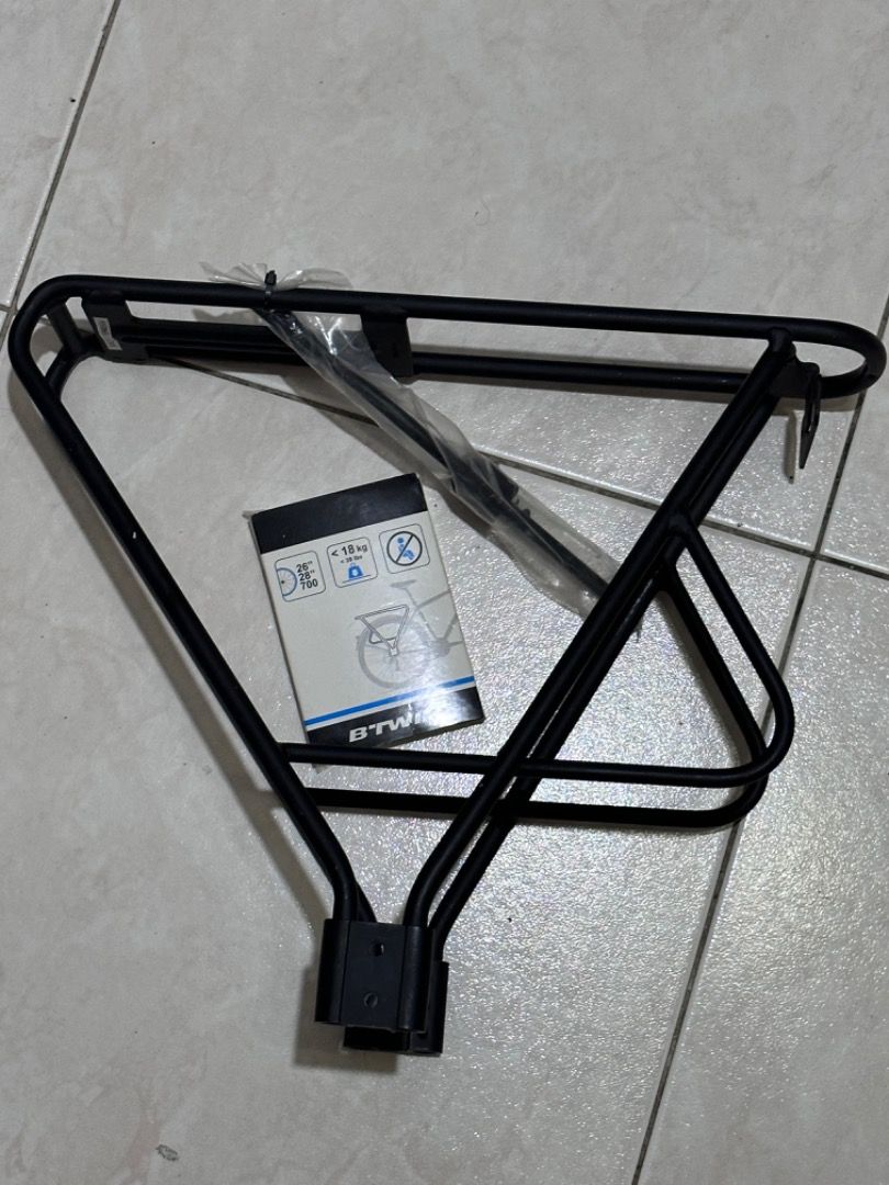 Btwin rear rack, Sports Equipment, Bicycles & Parts, Parts