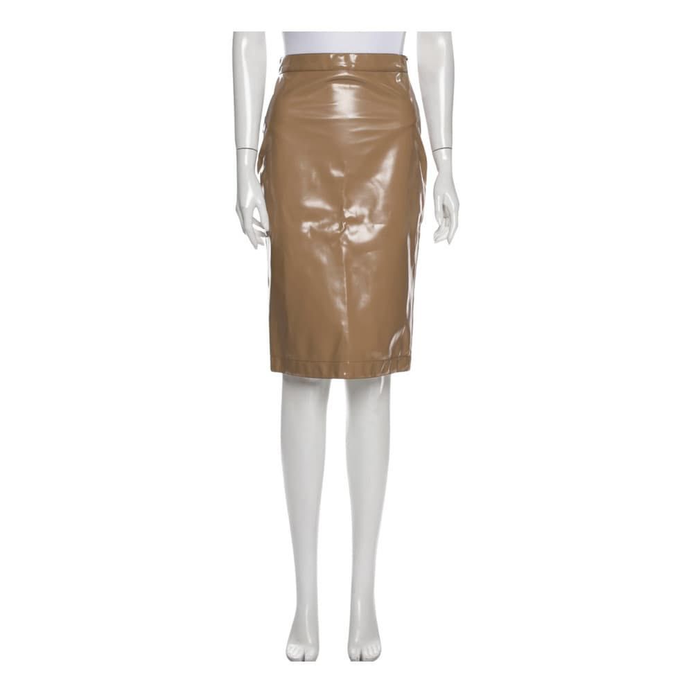 Burberry Beige PVC Skirt Carousell