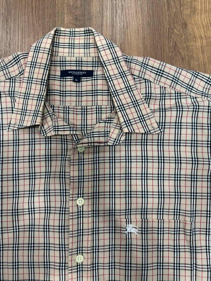 Burberry nova check shirt 2025 mens