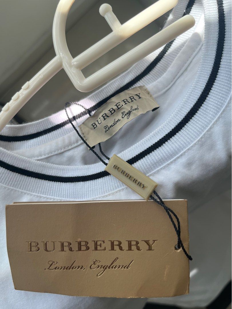 Burberry Side Tape, Men'S Fashion, Tops & Sets, Tshirts & Polo Shirts On  Carousell