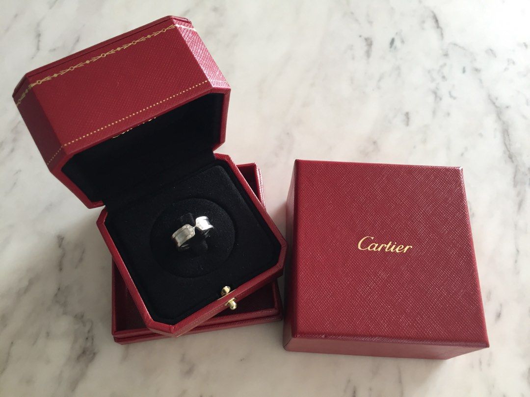 Cartier Diamond Double C Ring Luxury Accessories on Carousell