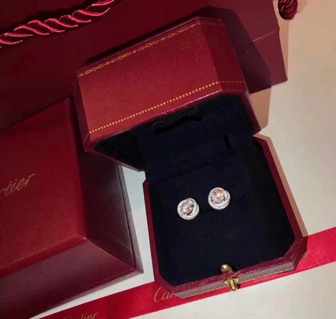 Cartier earrings Luxury Accessories on Carousell
