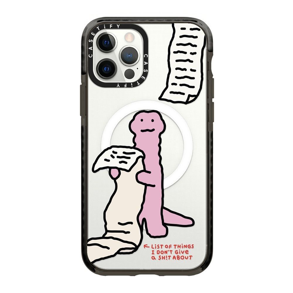 Casetify x Joguman A Very Long List (iPhone 12 Pro), Mobile Phones