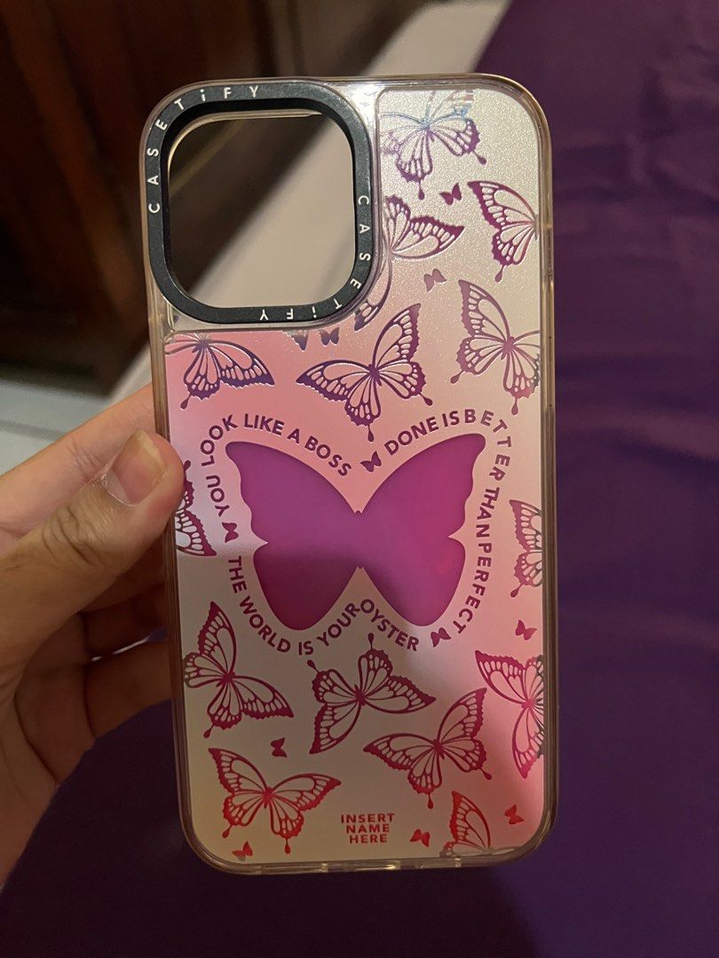 CASETIFY YOU GIVE ME BUTTERFLIES IPHONE 13 PRO MAX on Carousell