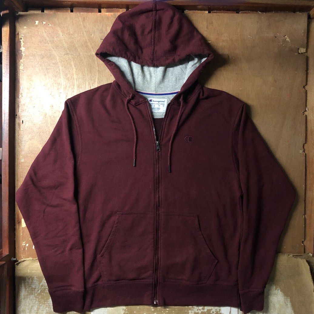 Maroon top champion jacket