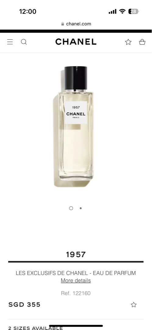 Chanel 1957 LES EXCLUSIFS DE CHANEL - EAU DE PARFUM - 75 ml