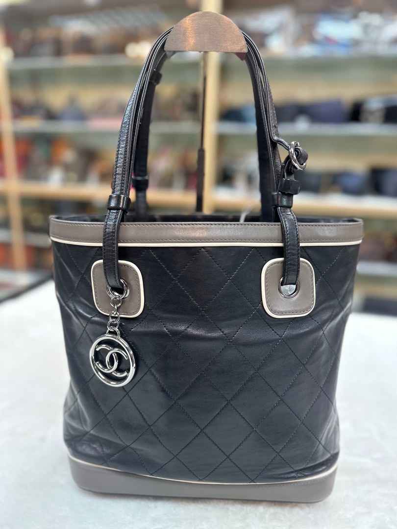 Chanel Country Club Tote, Luxury, Bags & Wallets on Carousell
