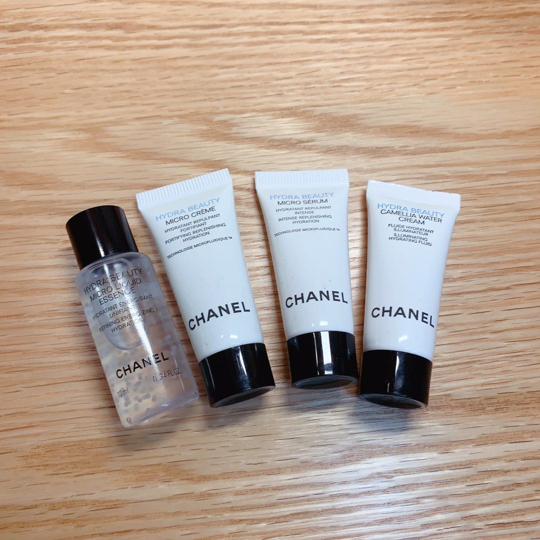 Chanel skincare samples Hydra Beauty/Le lift/Noº1/Le Blanc serum eye cream