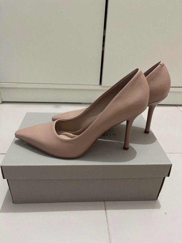 Emmy Pointed-Toe Stiletto Pumps - Nude