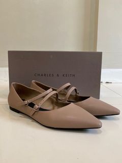 Charles & Keith Mary Janes Flat Shoes