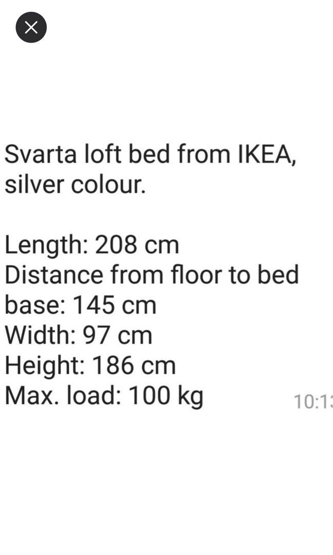 Cheap Bunk Bed with Table from IKEA, Furniture & Home Living, Furniture