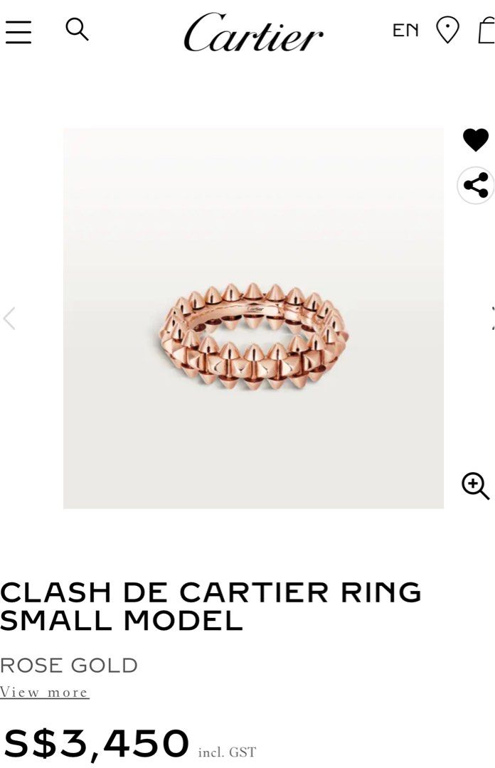 Cartier ring top 2019