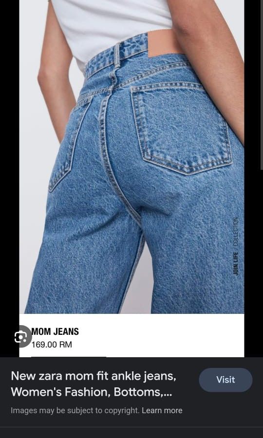 Classic Zara 'Mom' Jeans., Women'S Fashion, Bottoms, Jeans & Leggings On  Carousell