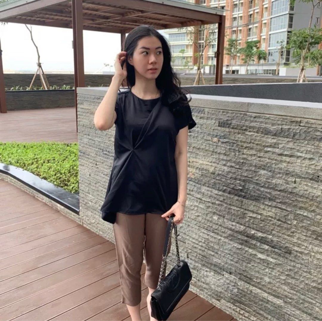 Cloth DC Cynthia Top Fesyen Wanita Pakaian Wanita Atasan di