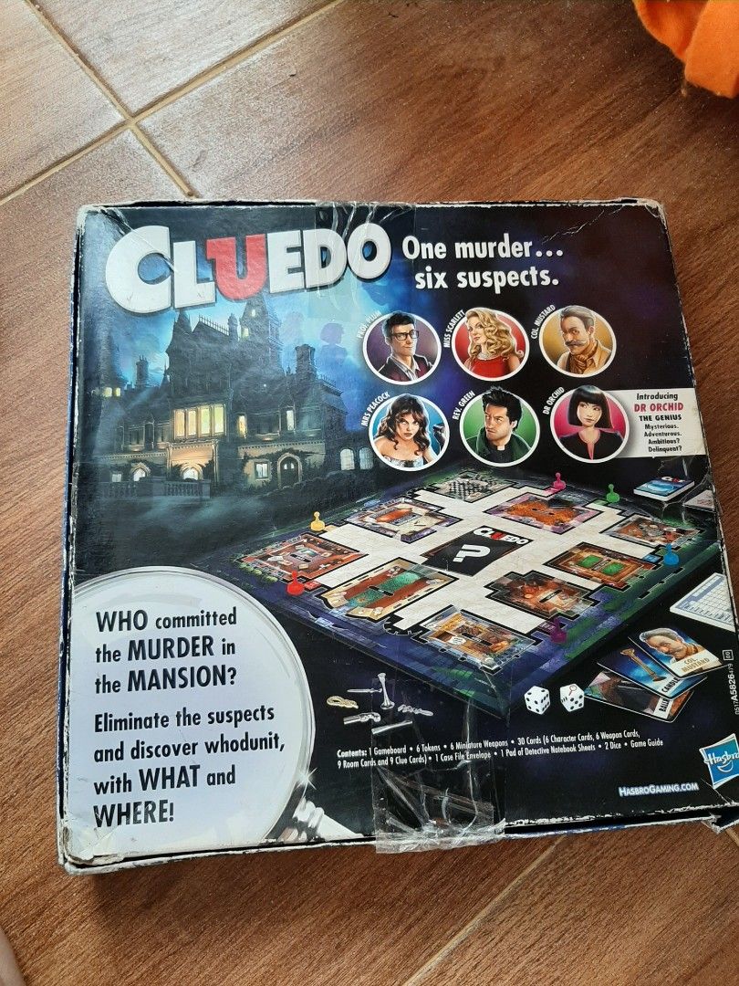 Cluedo hasbro, Toys & Collectibles, Permainan Papan & Kartu di Carousell