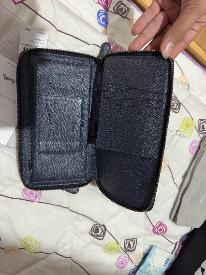 Coach Double Zip Travel Wallet on Carousell