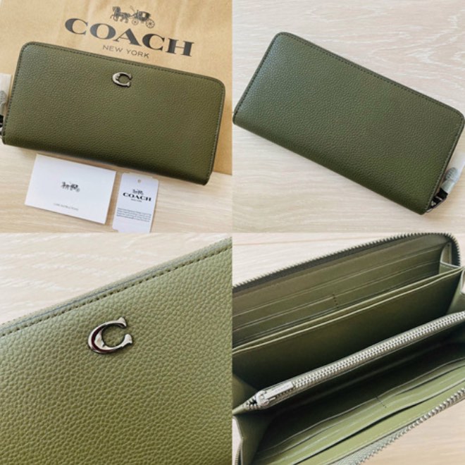 Coach light fern sale wallet