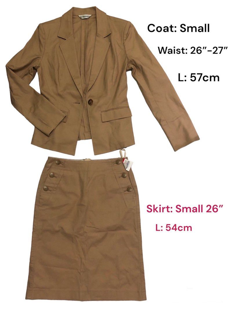 Coat & Skirt Formal Office Attire on Carousell