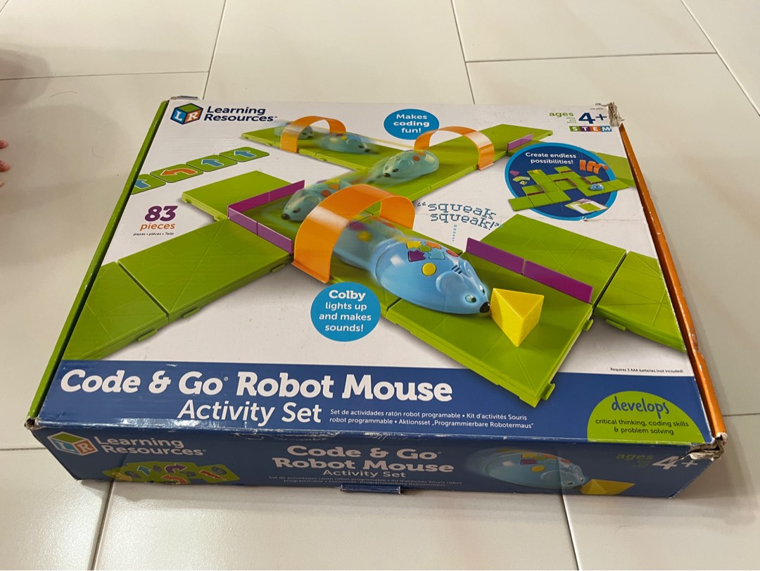 Learning Resources ® STEM - Code & Go Robot Mouse Activity set 