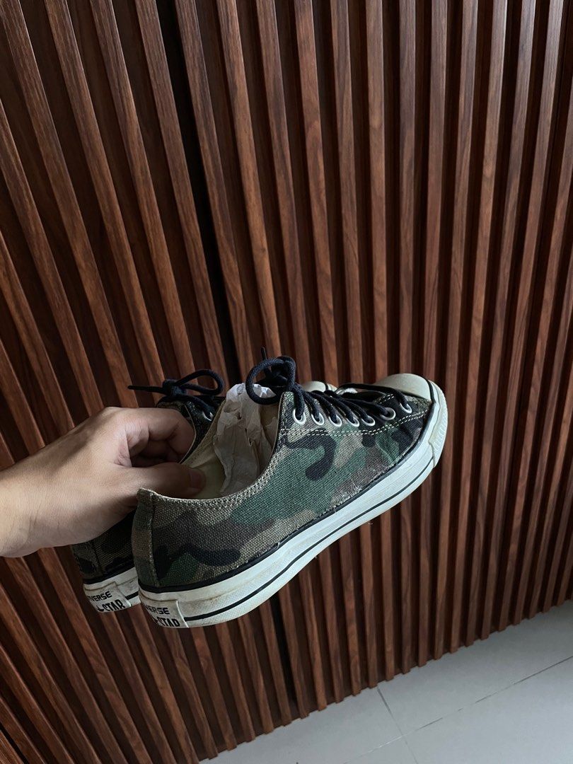 Mens deals camo converse