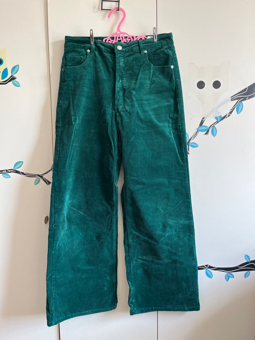 WOMEN'S CORDUROY WIDE PANTS