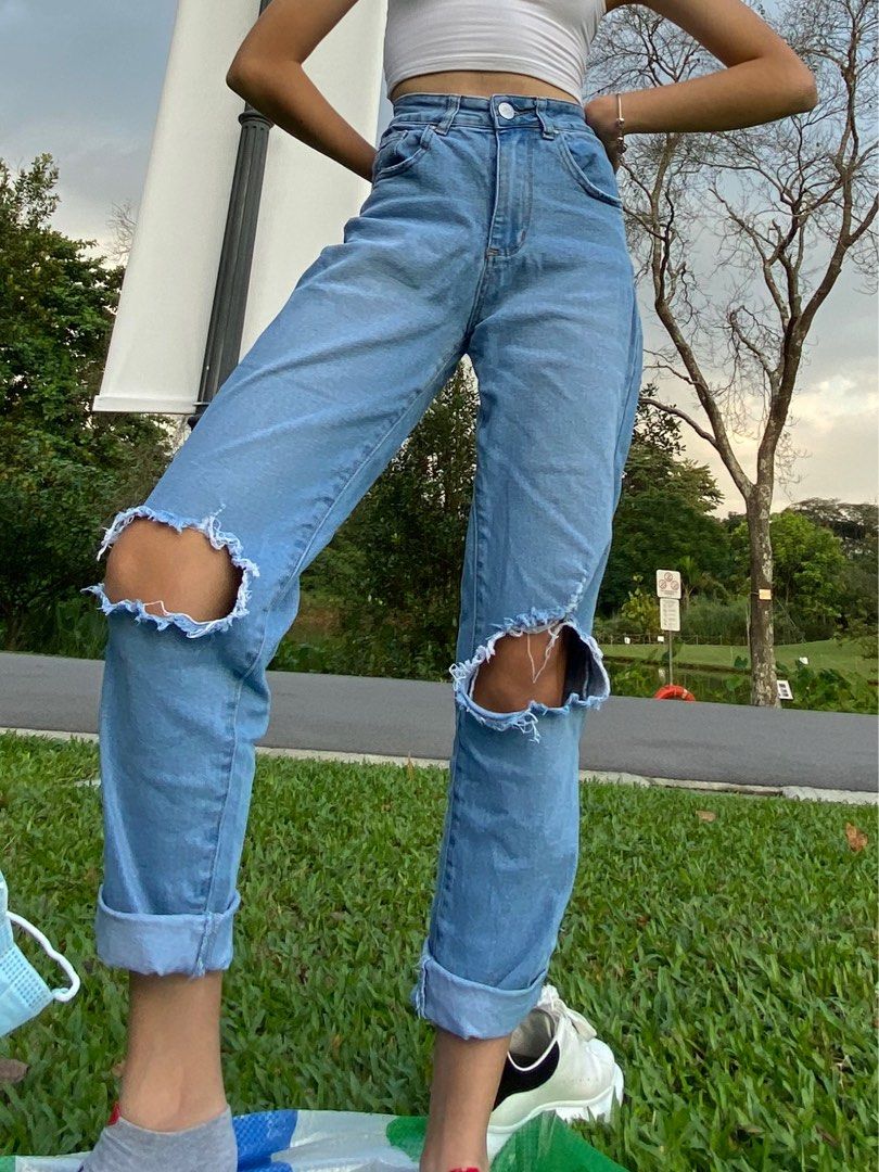 Cotton on ripped cheap jeans