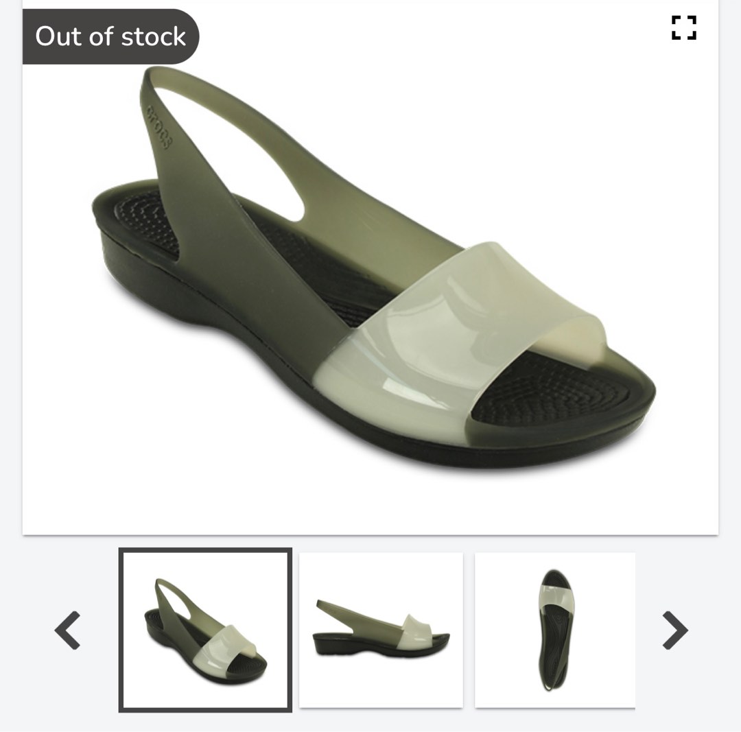 Crocs colorblock flat cheap