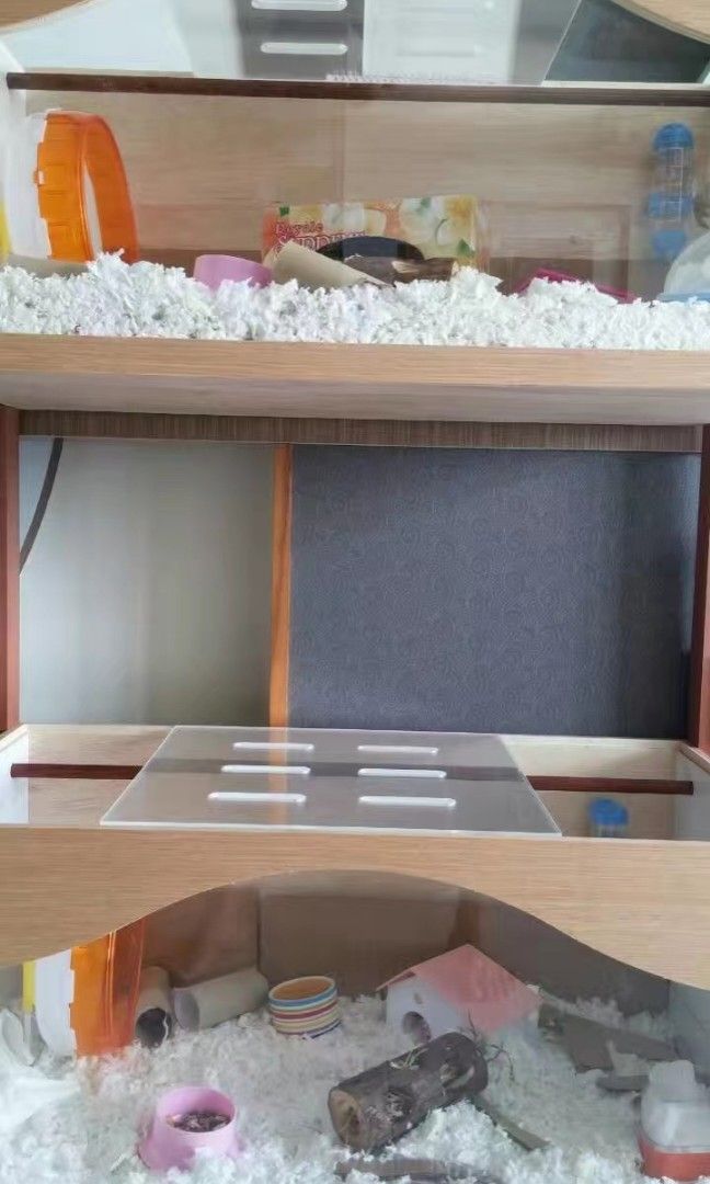 Photo inspiration: Picture Idea: Custom Made Double Decker Hamster Cage Pet Supplies Homes Other