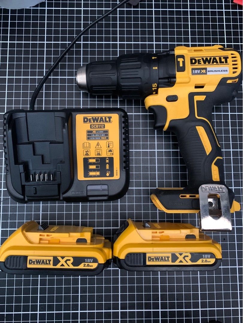 Dewalt DCD778 1D2 Brushless Li Ion Hammer Drill Driver 18V 2.0Ah