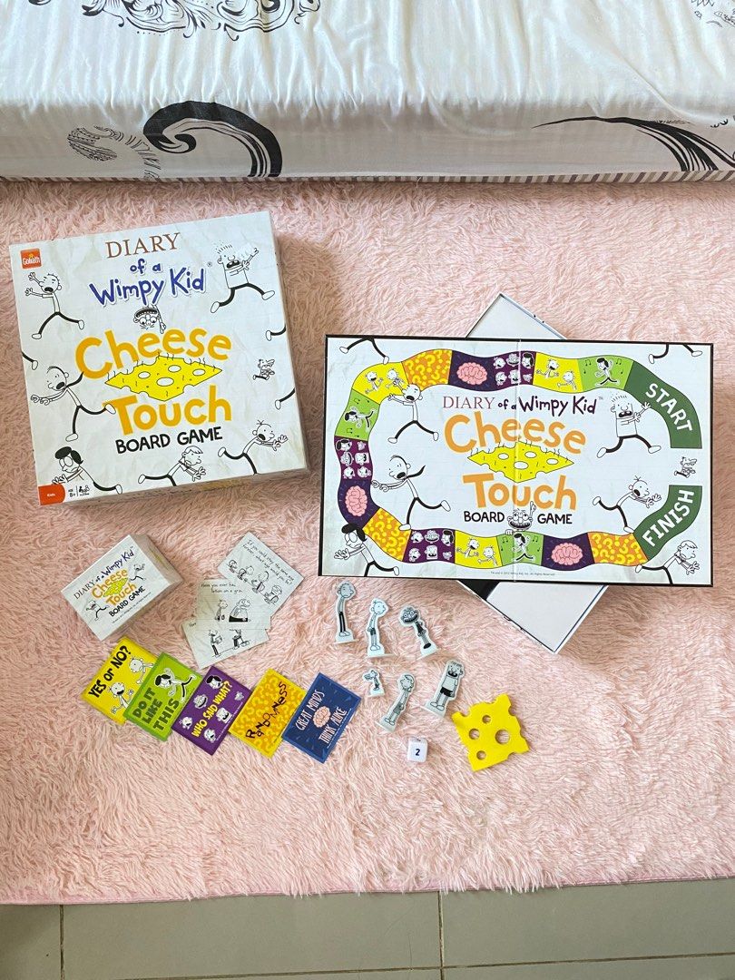 Diary of a Wimpy Kid Cheese Touch Board Game, Hobbies & Toys, Toys