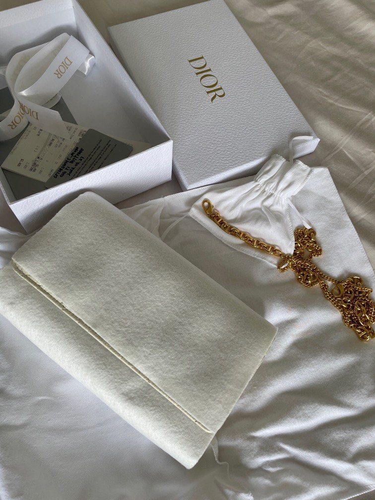 White dior clutch outlet