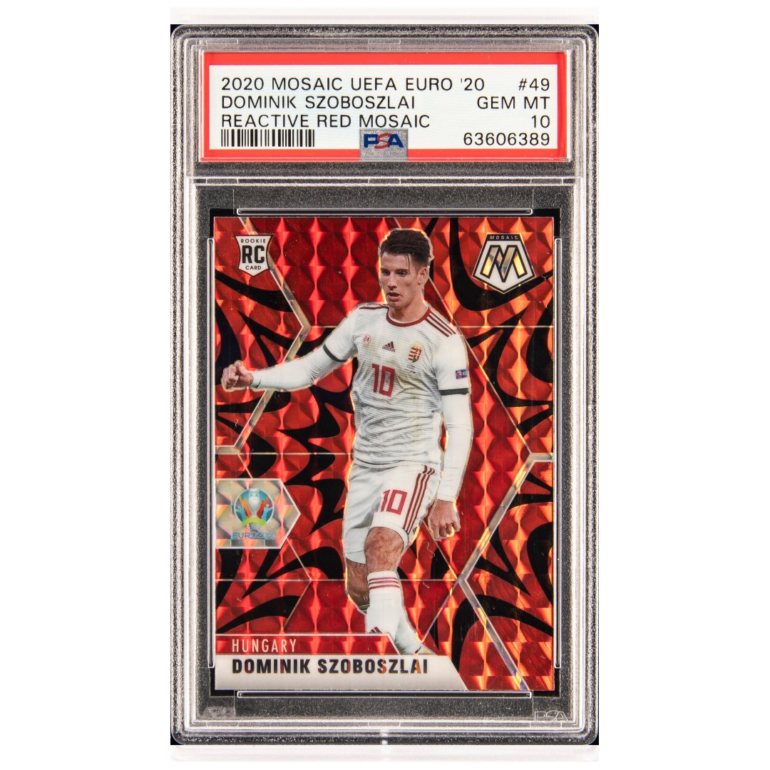 Dominik Szoboszlai 2020 Mosaic UEFA Liverpool Red Prizm RC