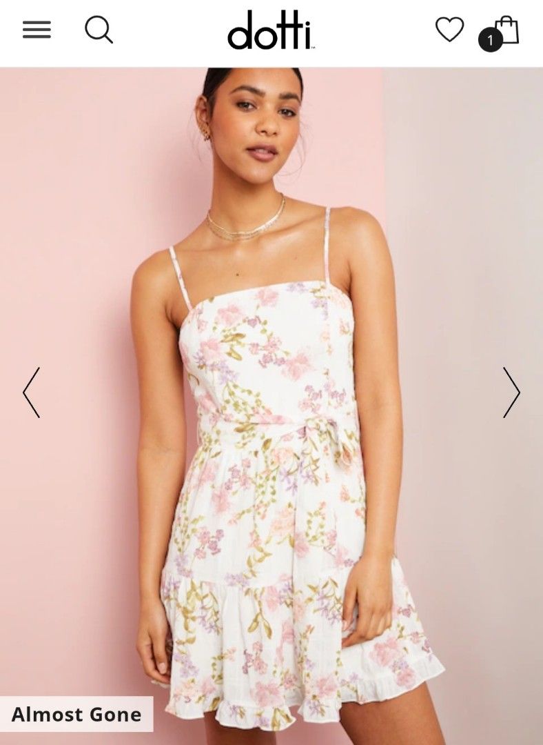 Dotti Floral Dress Women s Fashion Dresses Sets Dresses on Carousell