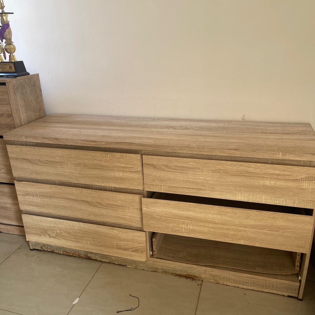 Dresser JYSK Motif Kayu on Carousell