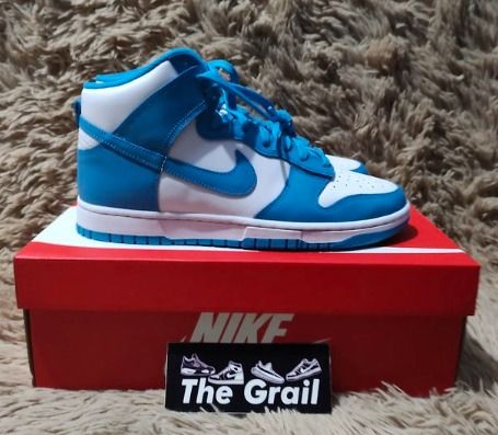 Dunk High UNC (Category: Sneakers) located in San Fernando. Submitted by random.goods.ph (Listing ID 1243183588, Image 1). Description: BNDS Size 10 can delivery anywhere in pampanga add for shipping.
