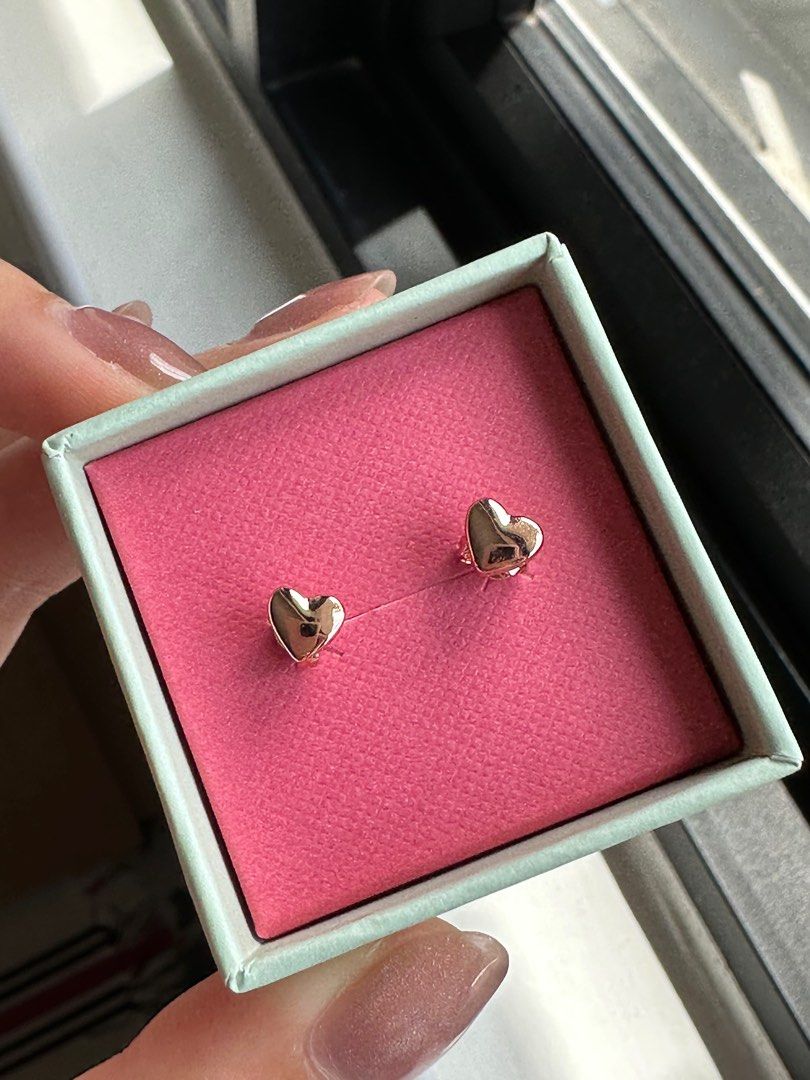 Ted baker pink hot sale heart earrings