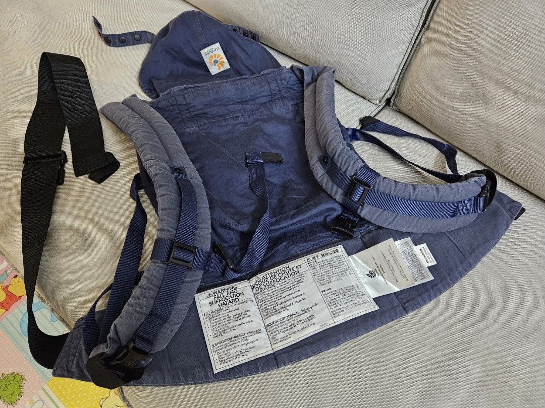 Navy organic sale ergo carrier