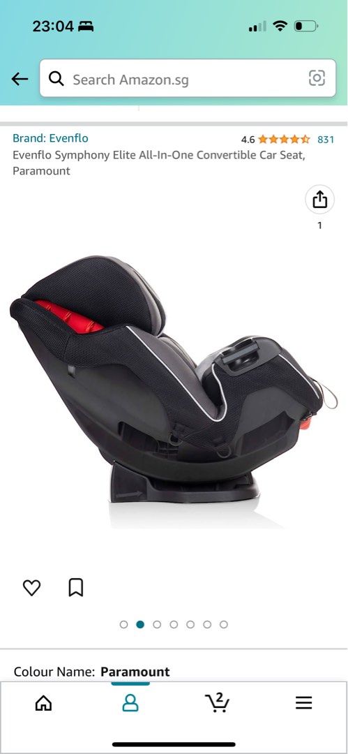 Evenflo symphony all in one Babies Kids Going Out Car Seats