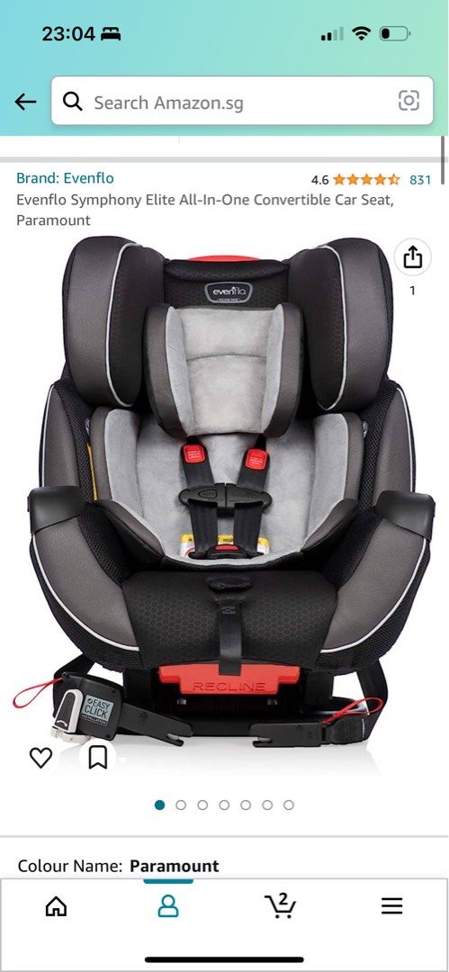 Evenflo elite all outlet in one