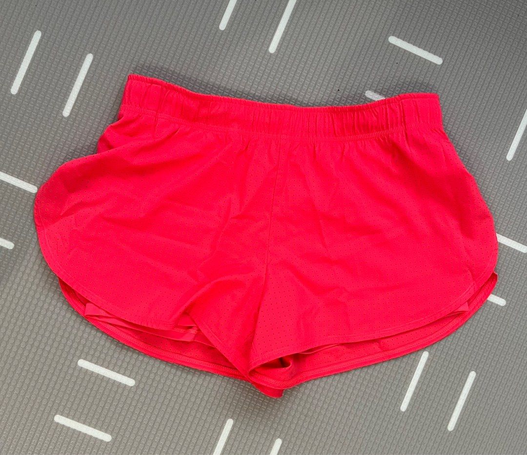 Red exercise outlet shorts
