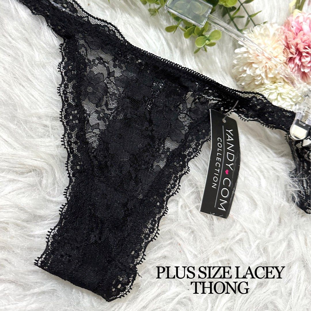 Black Lace thong, Women