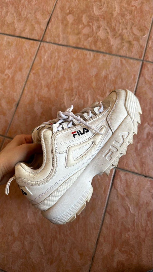 Fila clearance disruptor blanche