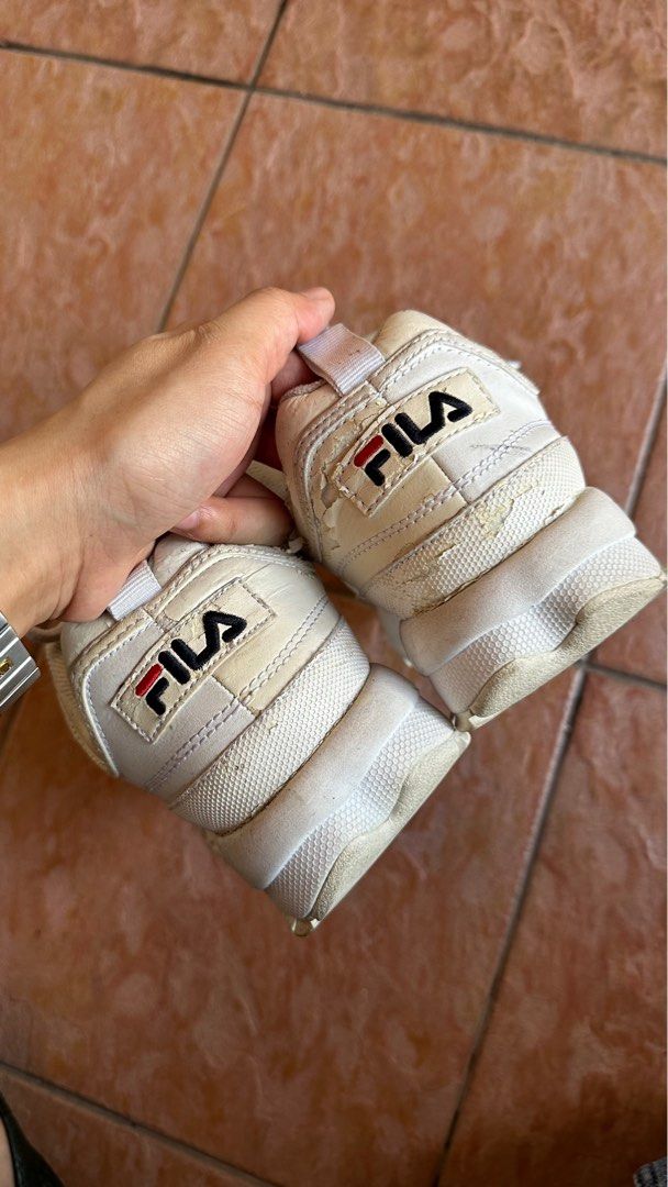 Fila disruptor femme shop beige