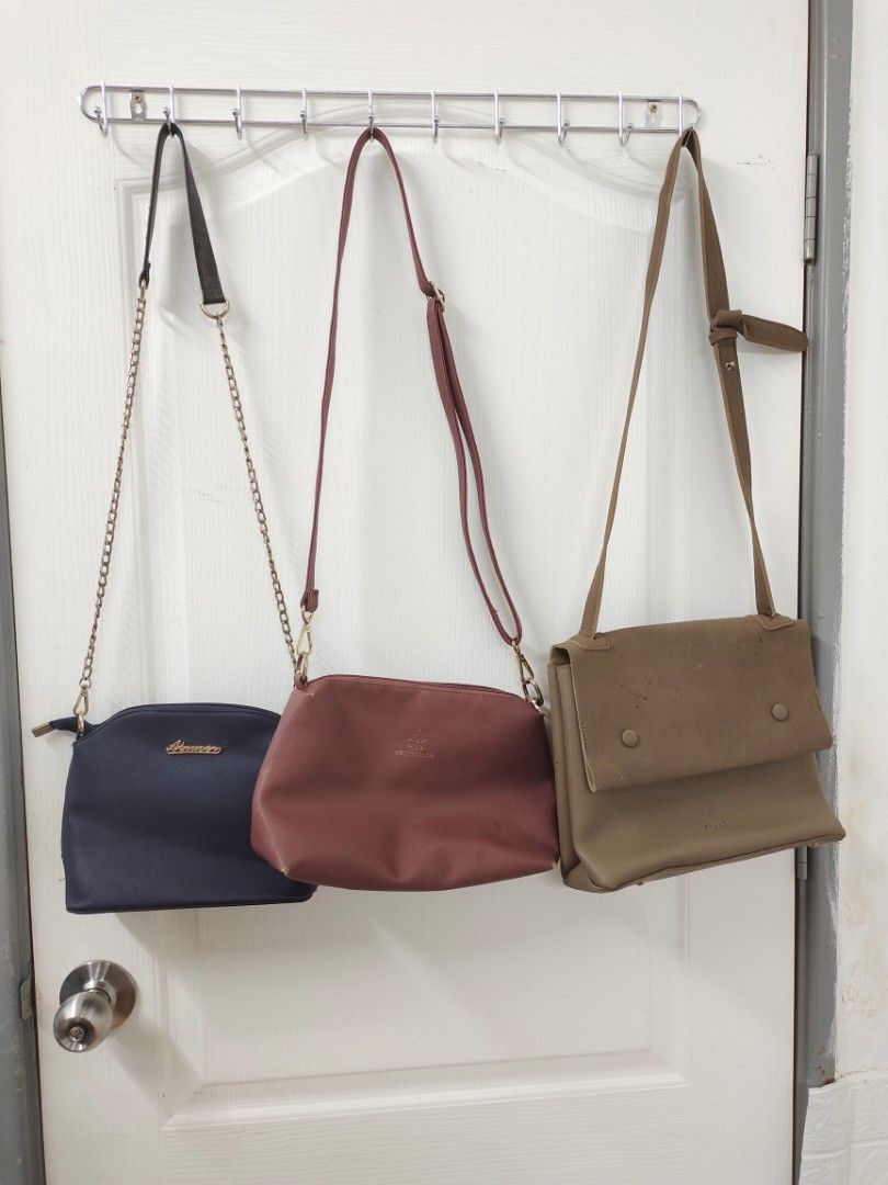 FREE Sling Shoulder Bags (Zalora, British Polo, Cleef), Women's Fashion