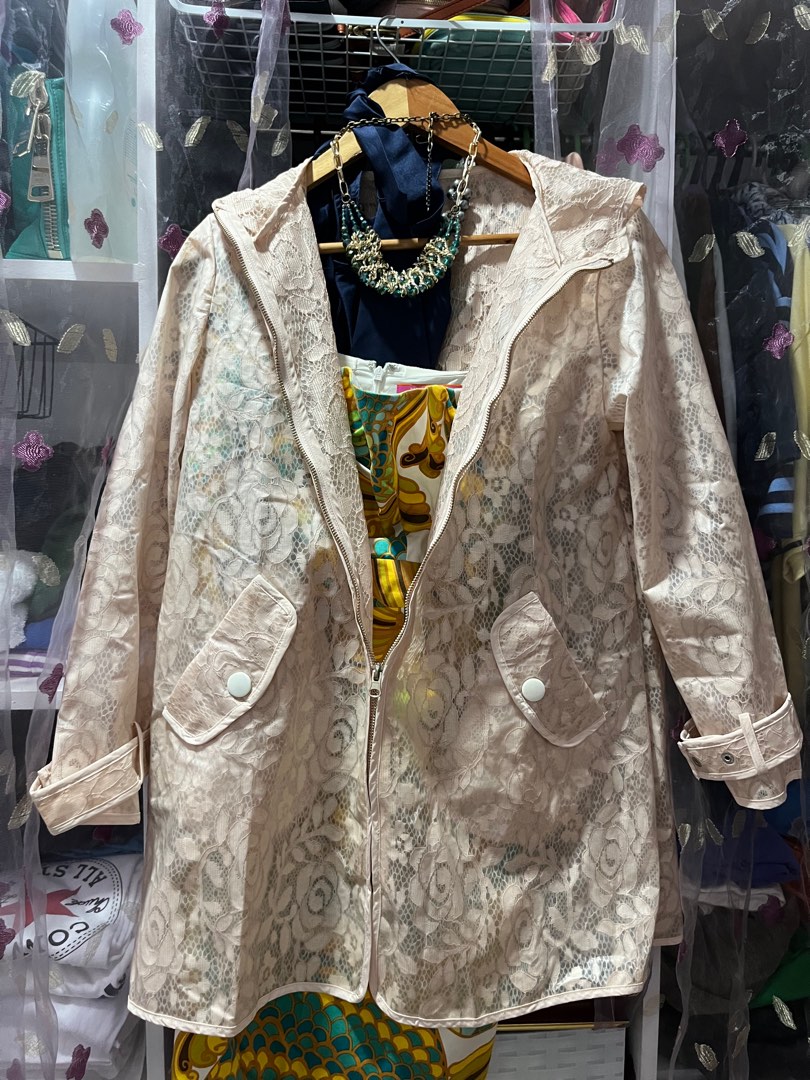 Lace raincoat store